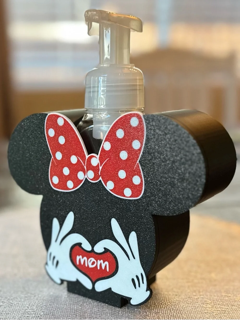 Disney Minnie Mouse Mother’s Day Soap Holder for Bath & Body Works Bottles